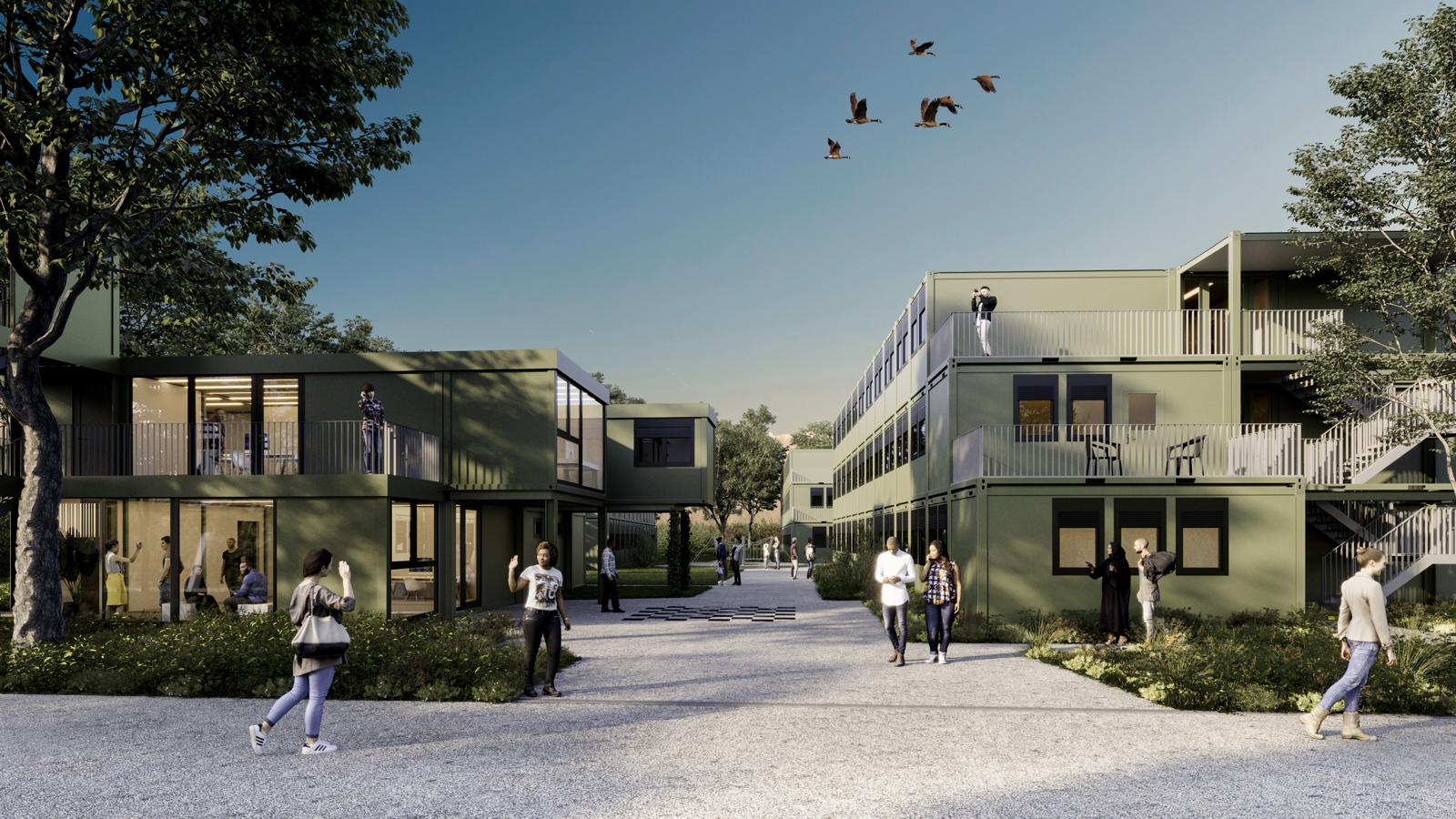 Unterkunft für geflüchtete